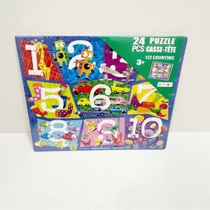New 24 Puzzle 1-2-3 Counting Age 3+